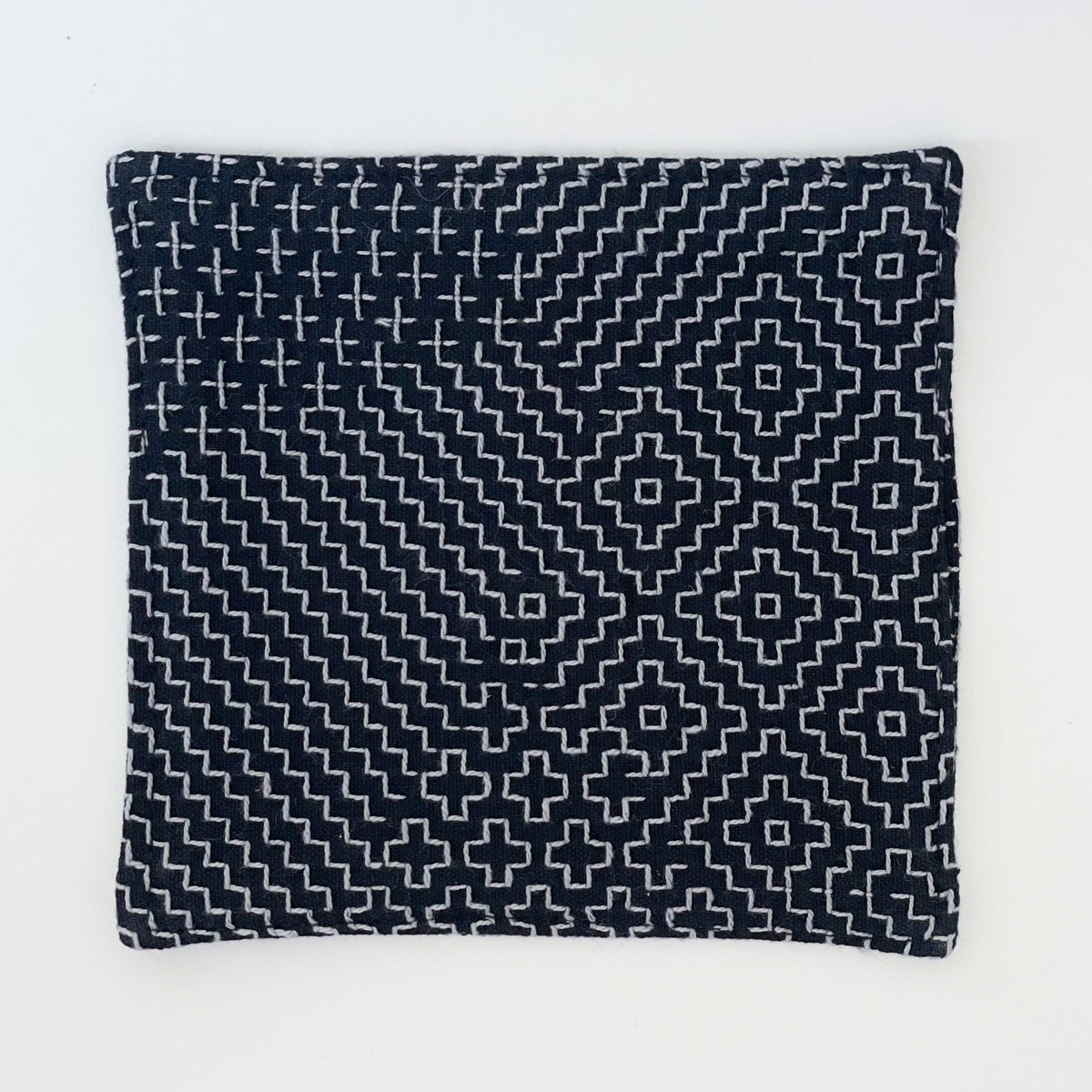 Sashiko Coaster - Dark Navy