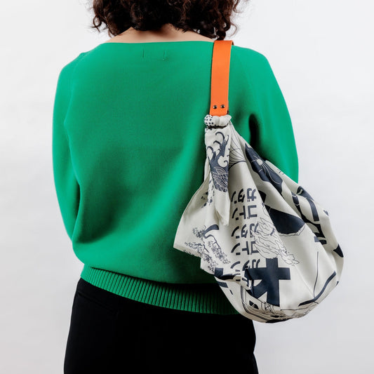 レザーキャリーストラップ(オレンジ)