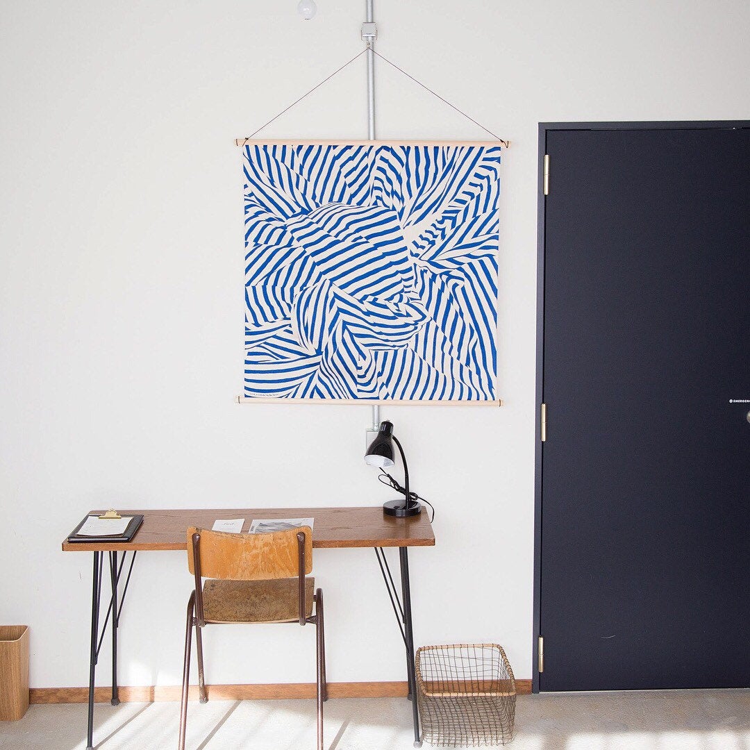 「Stripe Navy」風呂敷