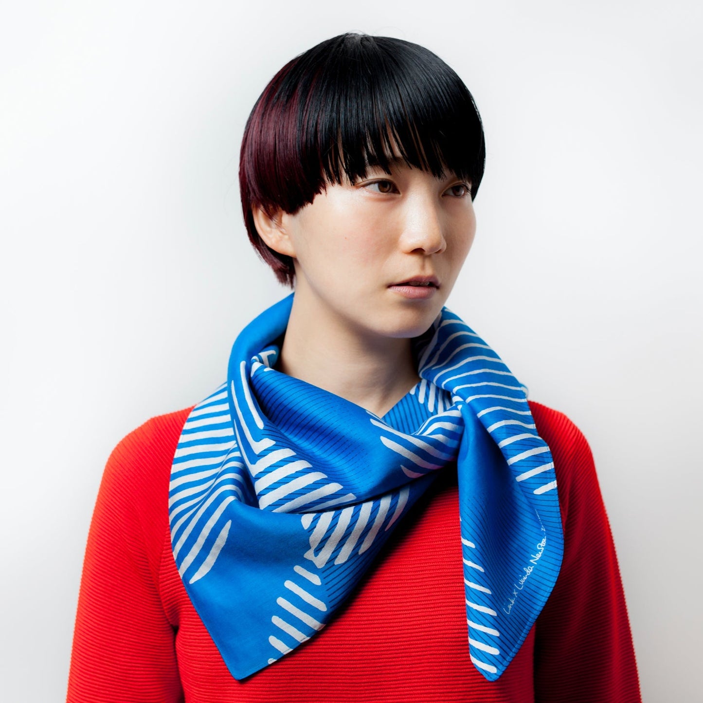 「Dots Blue」風呂敷