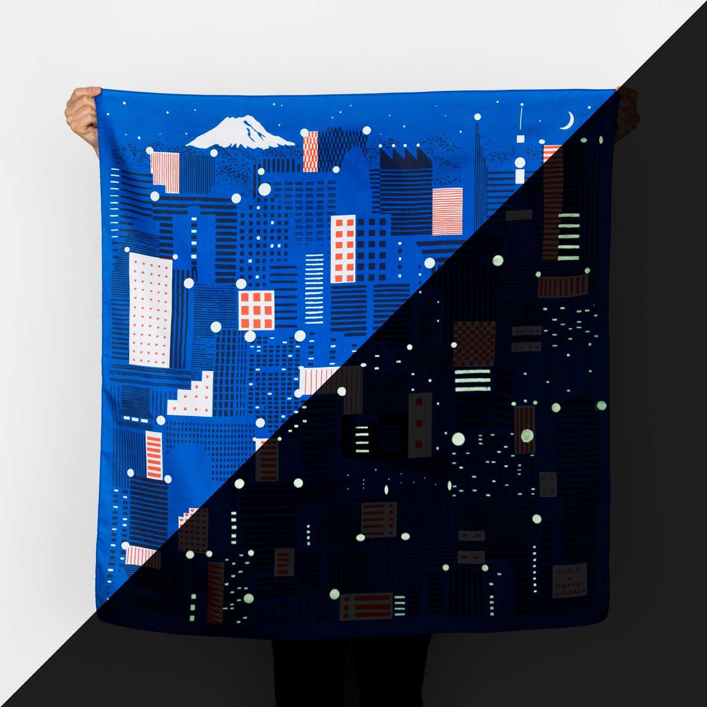 「Tokyo Glow in the Dark」風呂敷