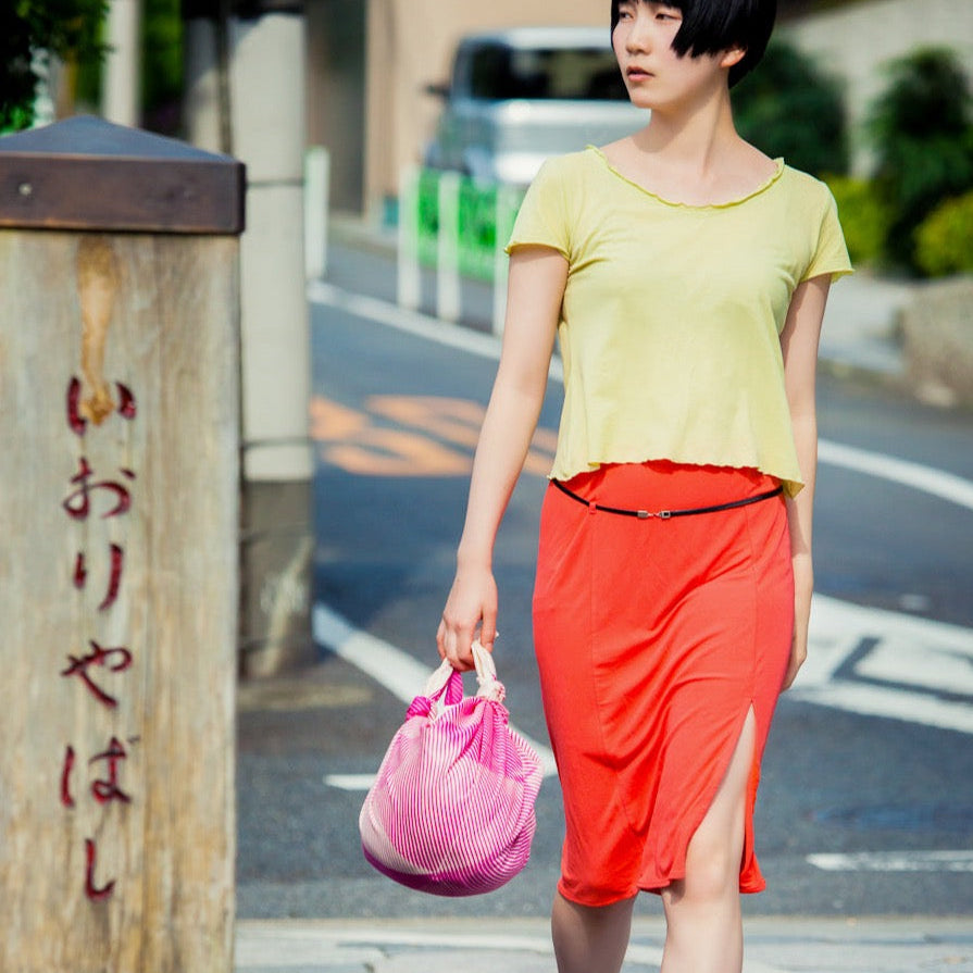 「Folded Paper Pink」風呂敷