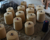 Sashiko Coaster -Cinnabar