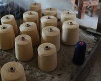 Sashiko Cushion Cover – White