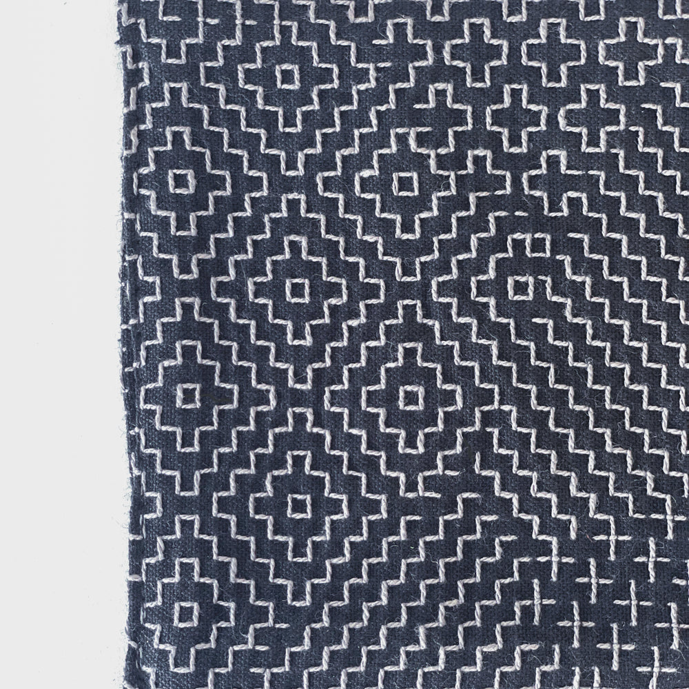 Sashiko Coaster Dark Navy