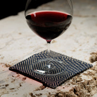Sashiko Coaster - Dark Navy