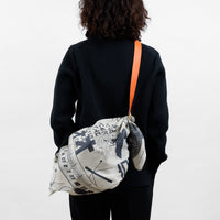 Tokyo Manga Midnight Blue & Orange Adjustable Leather Carry Strap Set