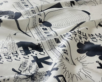 “Tokyo Manga Midnight Blue” Furoshiki Bag Set