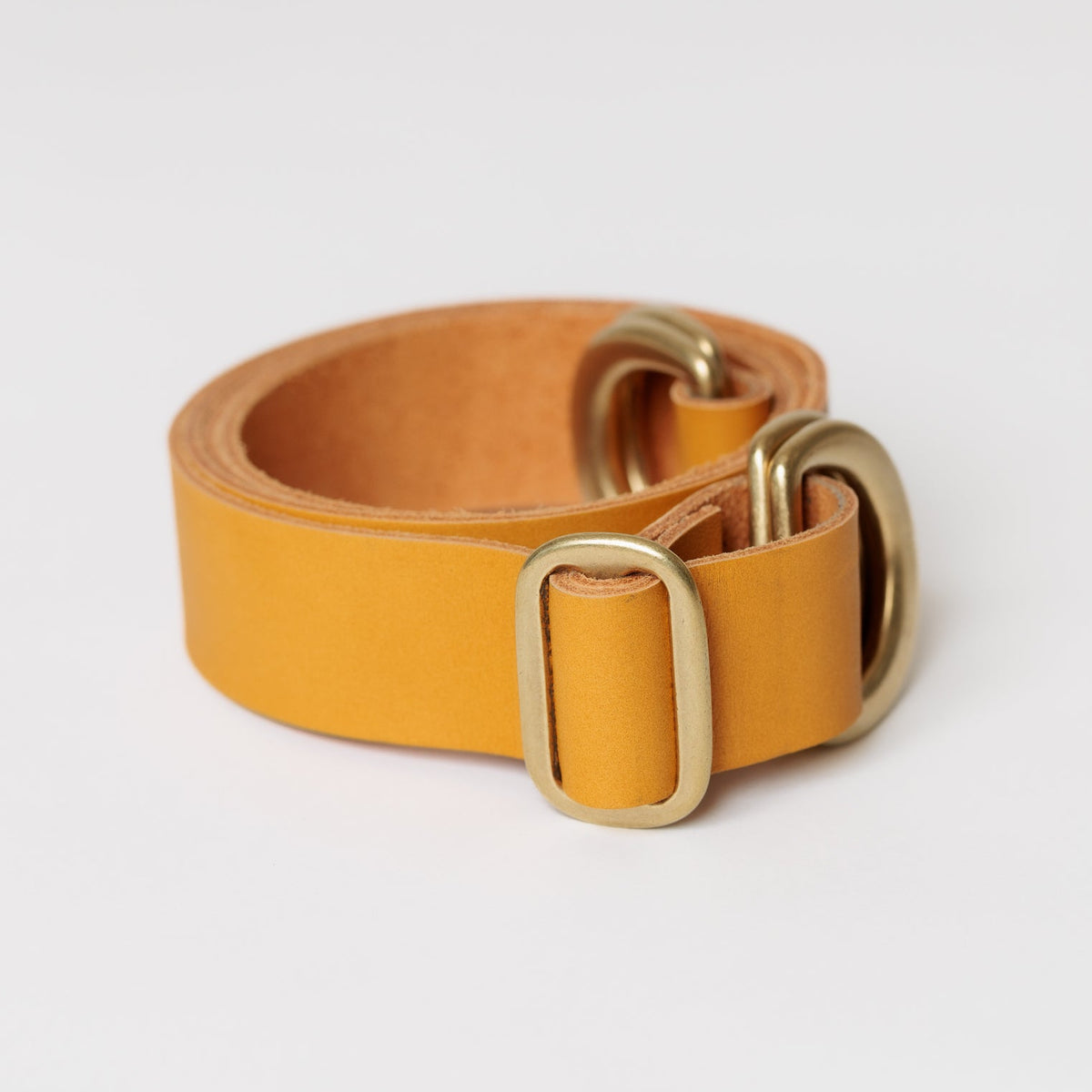 Adjustable Leather Strap (Mustard)