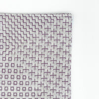 Sashiko Coaster - Grayish purple