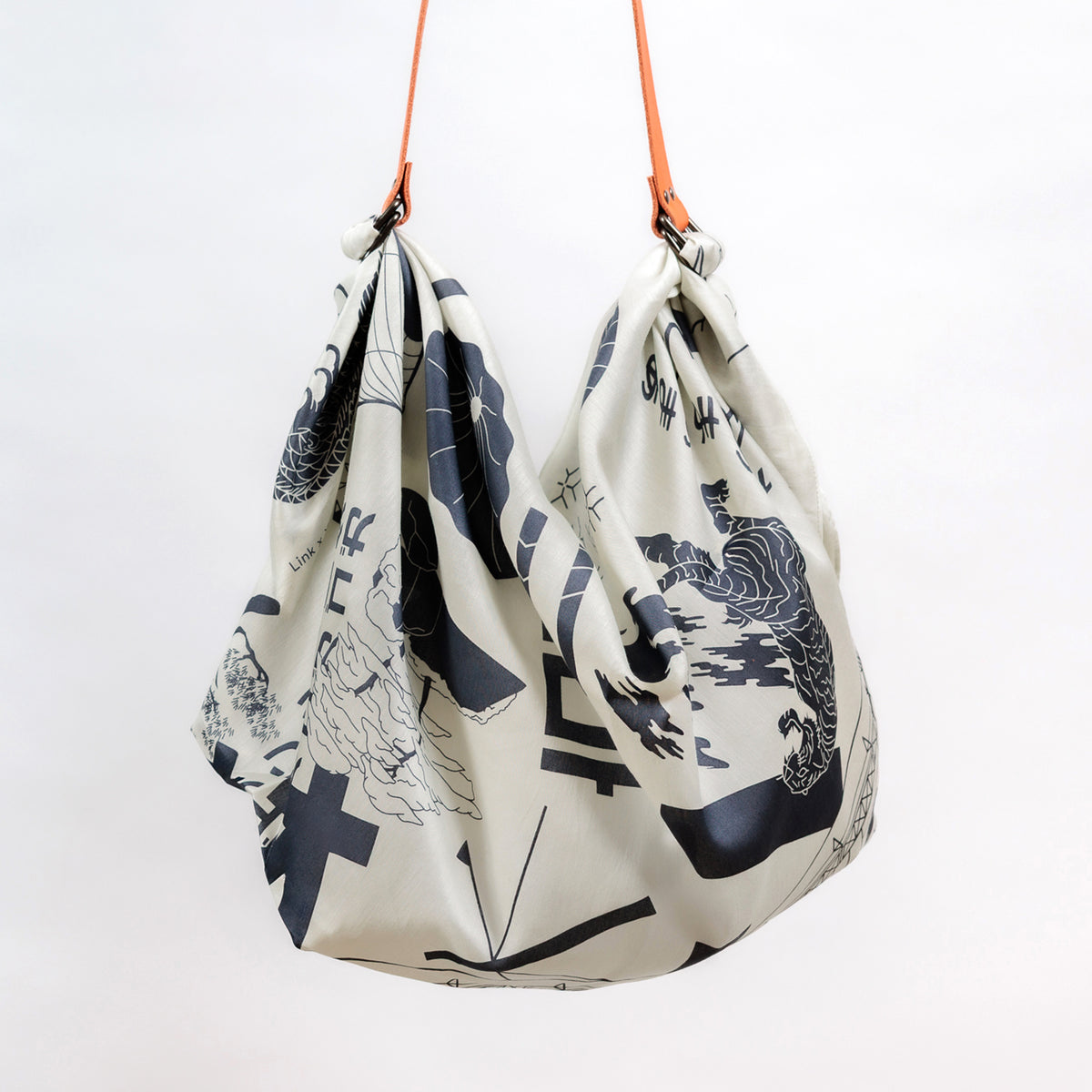 “Tokyo Manga Midnight Blue” Furoshiki Bag Set