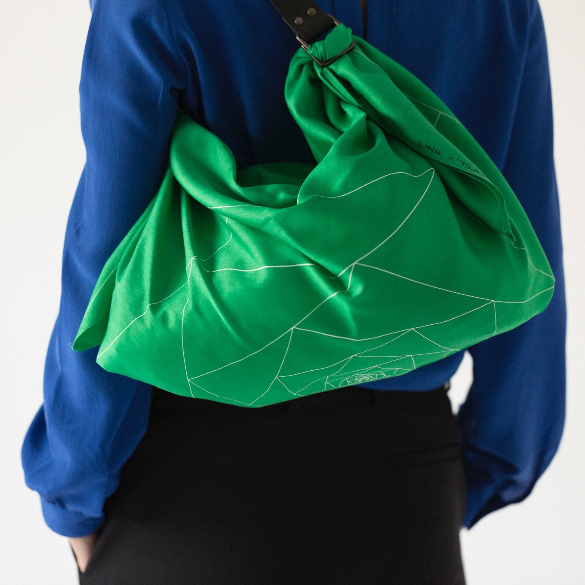 “Triangles” furoshiki bag