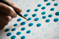 Mountain Folds 筒描き暖簾 (受注生産)