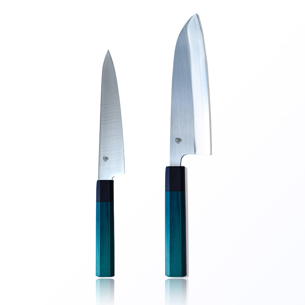 Indigo Japanese Knife / Santoku