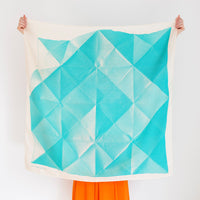 “Folded Paper” furoshiki (green)