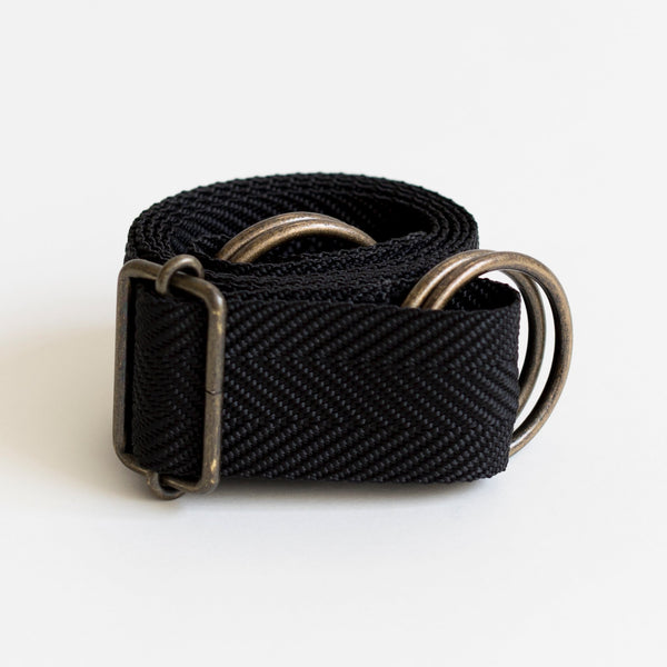 Black nylon furoshiki carry strap